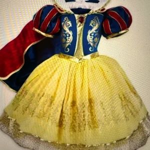 Like New Disney World Deluxe Snow White Designer Collection Costume Size 7/8